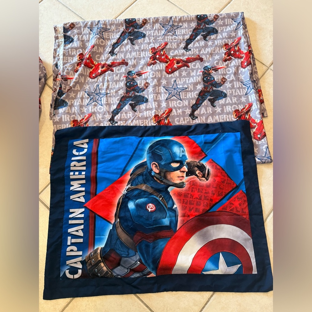 "Marvel" Captain America Iron Man Marvel Civil‎ War Twin Bedding set for kids - Picture 5 of 7